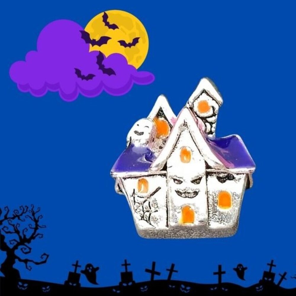 🎃 Halloween Haunted‎ House Charm (NWOT)